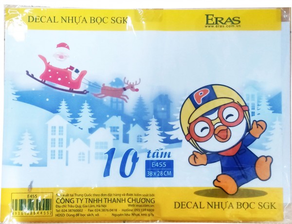 Decal nhựa bọc SGK E455