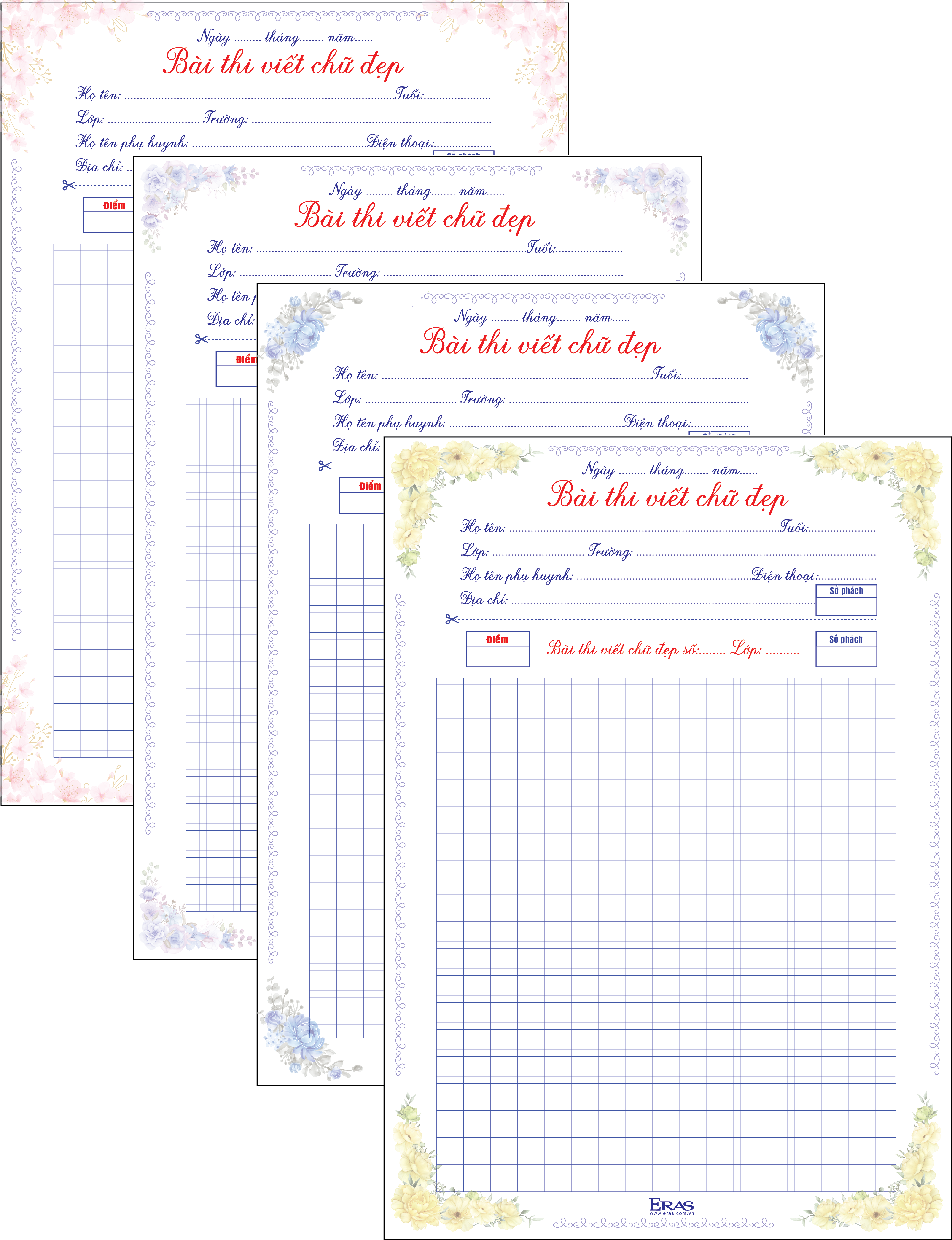 Giấy luyện viết chữ đẹp E758