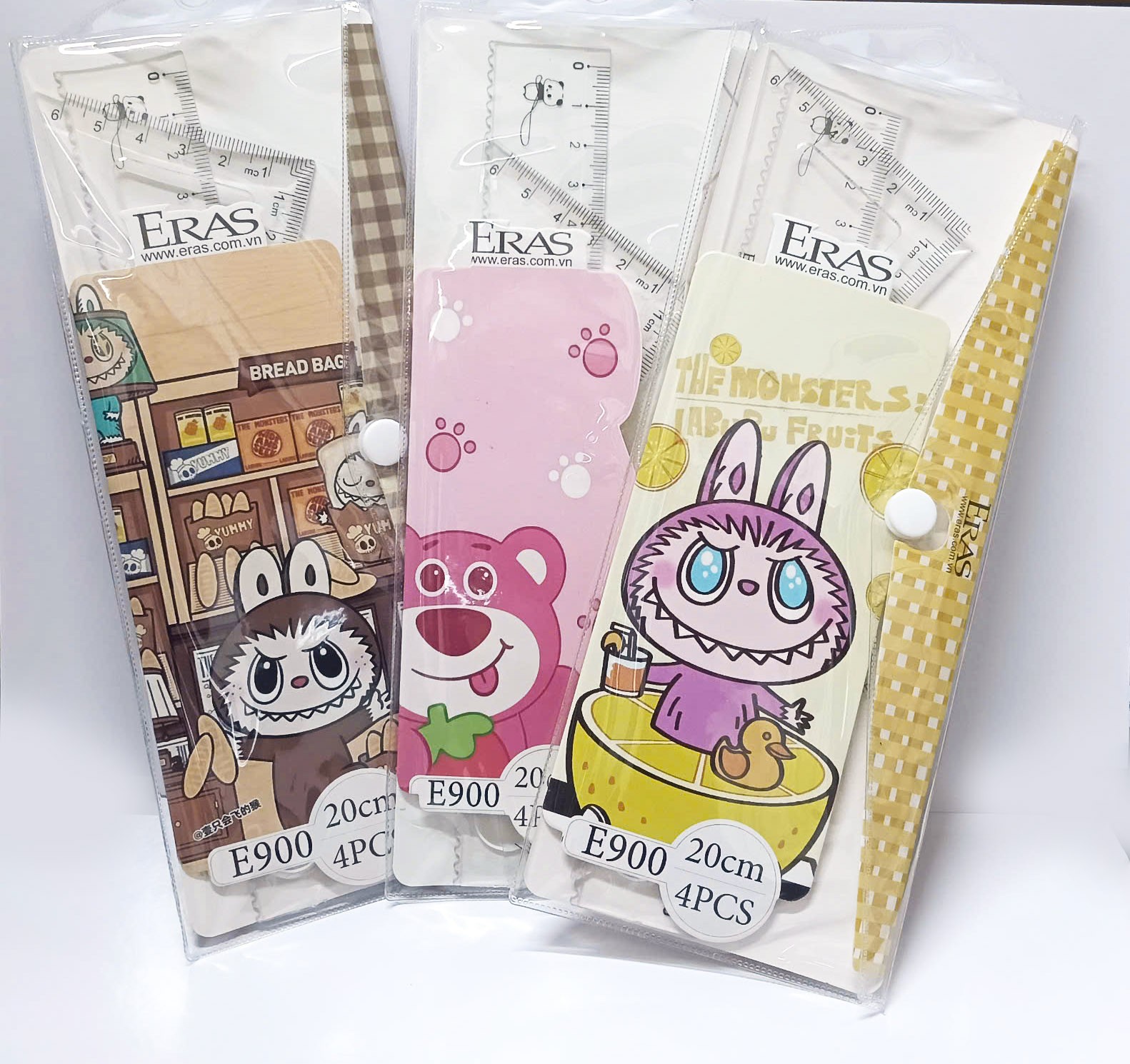 Bộ thước kẻ 20 cm E900 