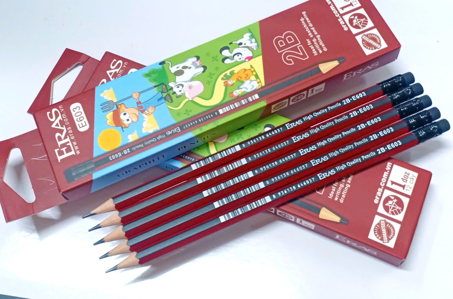 Chì 2B có tẩy E603 